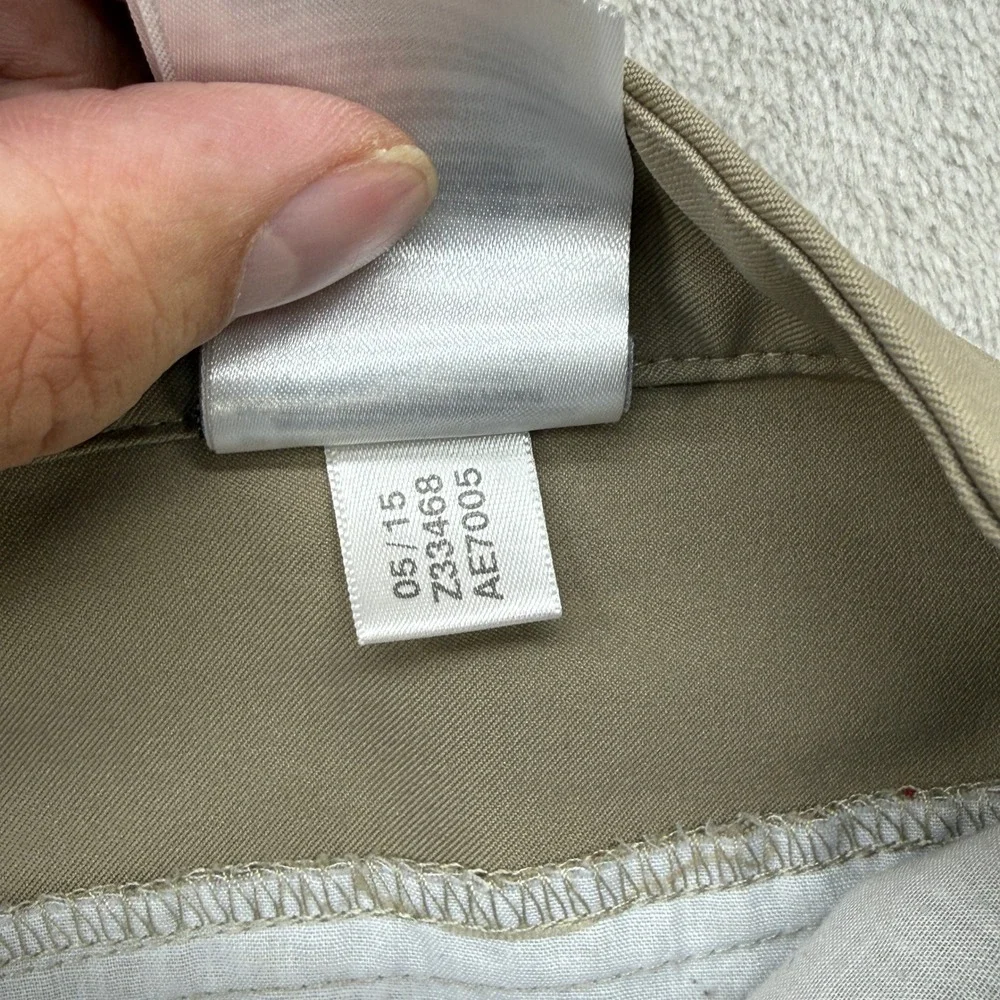 Adidas Golf Pants Mens 36x32 Tan Climalite Flat Front Straight Leg Performance